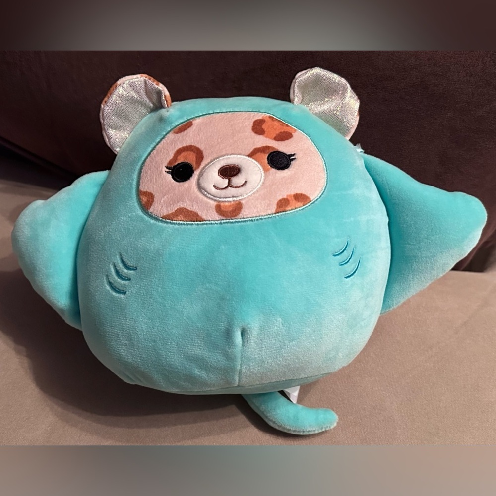 Kellytoy Lexie the Cheetah Stingray Squishmallow Costume Squad Plush Stuffed Toy